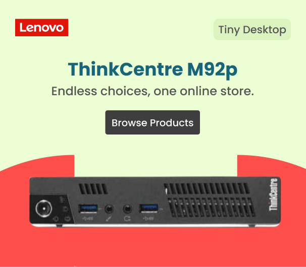 Thinkcentre M92P Tiny Desktop PC